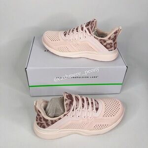 APL Pink Athletic Leopard Cheetah Sneakers Shoes